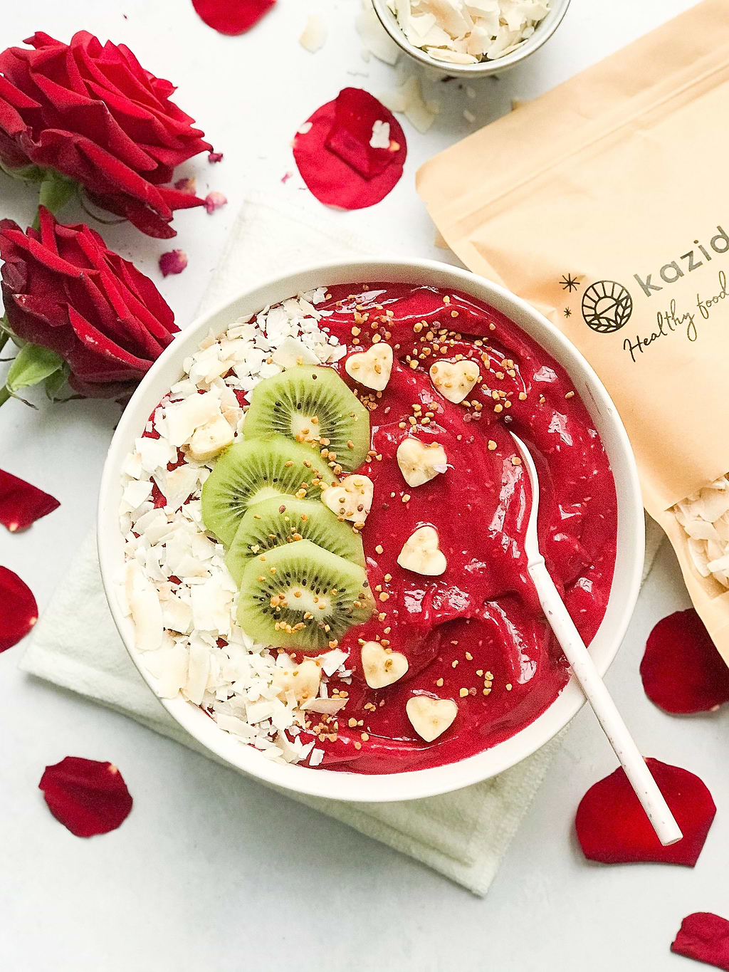 Smoothie Bowl de St Valentin ❤ 